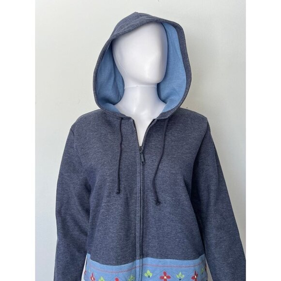 Villager Sport Liz Claiborne - Women’s Zip Up Hoodie Sz. PSm - Picture 3 of 6